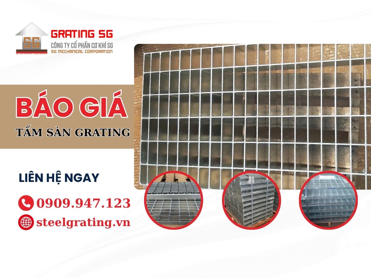 Báo giá tấm Grating mới nhất Báo giá tấm Grating mới nhất