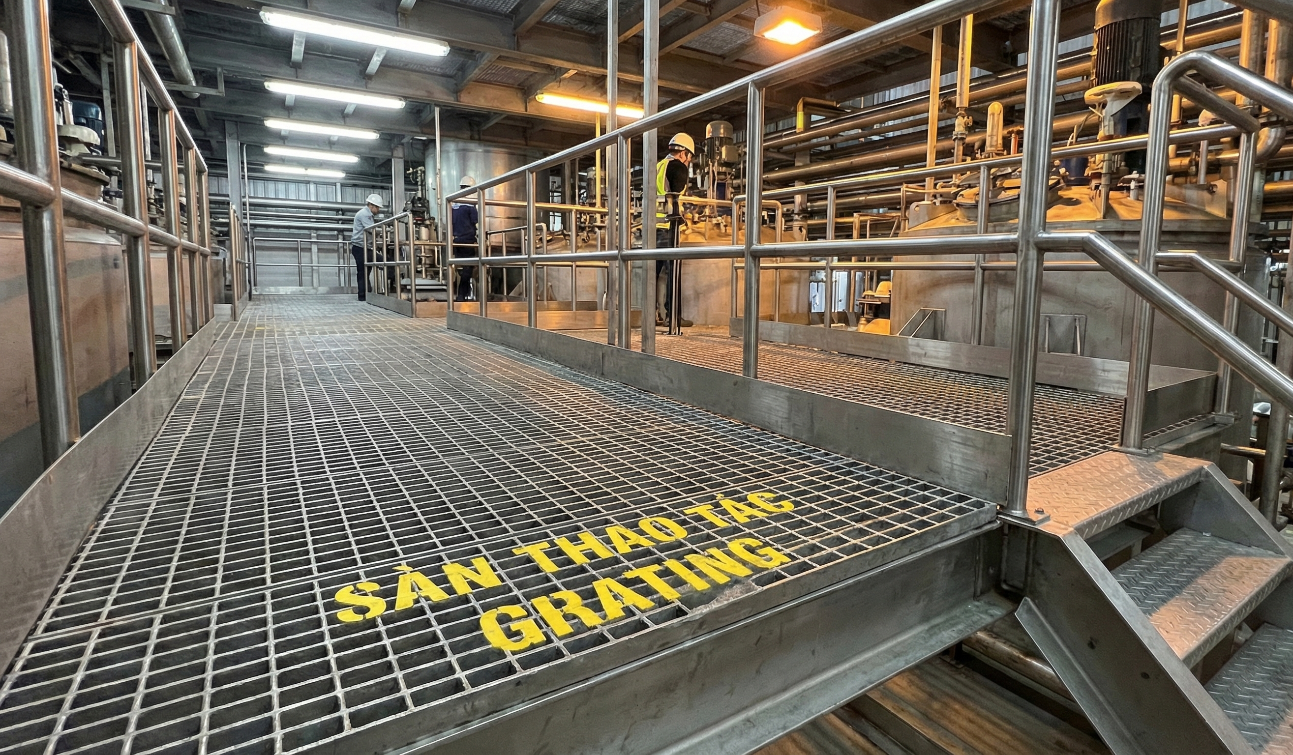 Sàn thao tác Grating Sàn thao tác Grating