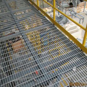 Tấm grating sàn thao tác