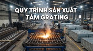 Quy trình sản xuất tấm sàn Grating