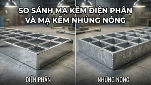 Mạ kẽm điện phân và mạ kẽm nhúng nóng