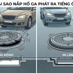 Tại sao nắp hố ga phát ra tiếng ồn khi xe chạy qua?