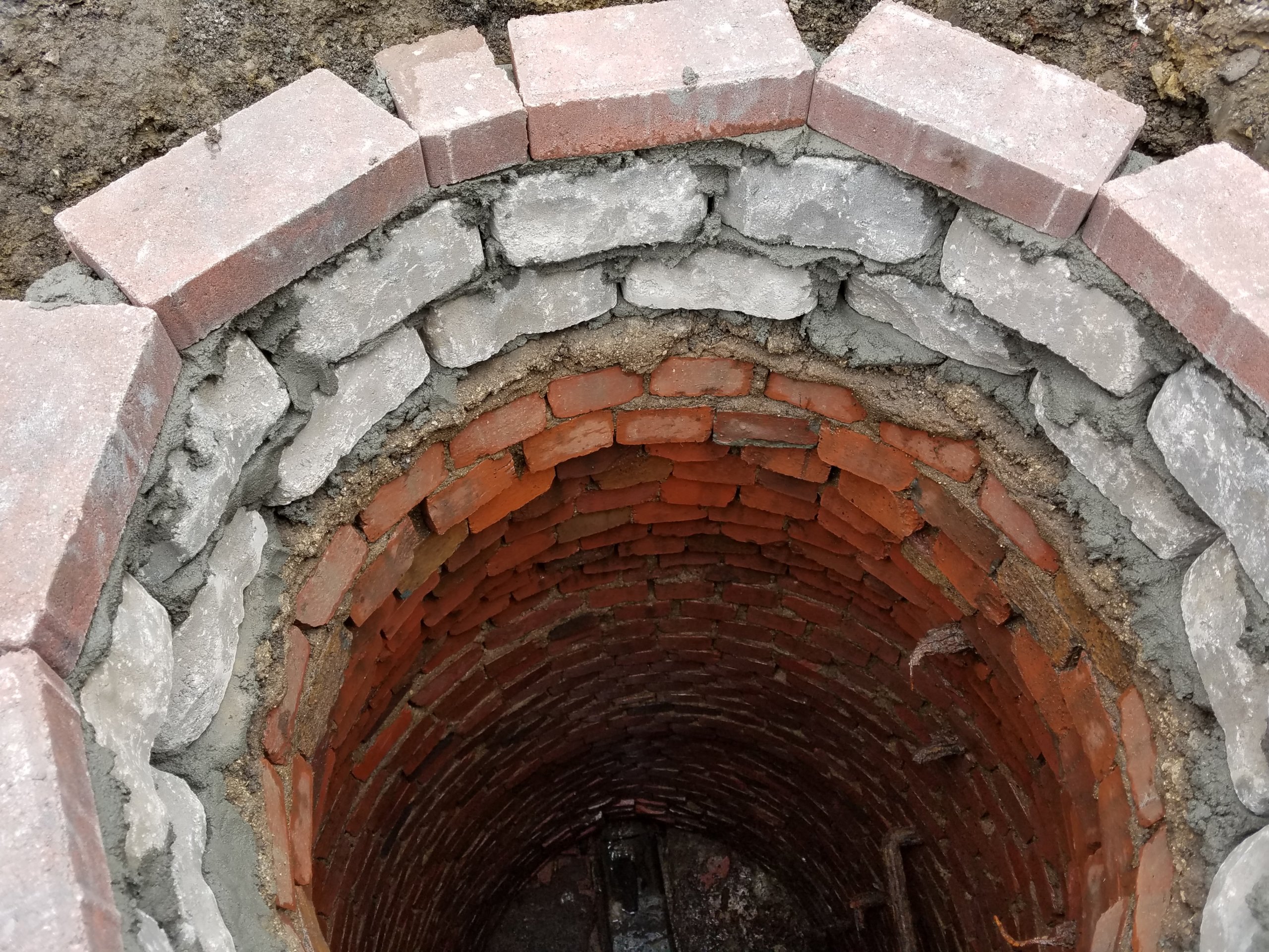 Hố ga xây gạch truyền thống Hố ga xây gạch truyền thống