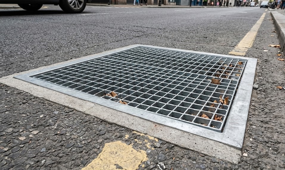 Nắp hố ga grating bền bỉ theo thời gian Nắp hố ga grating bền bỉ theo thời gian