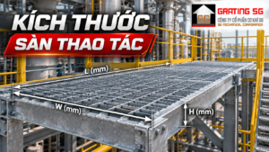 Kích thước sàn thao tác